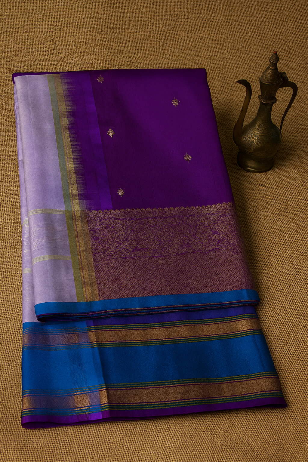 Venkatagiri Pure Pattu Saree-AM-VPPS-PURPLE-019