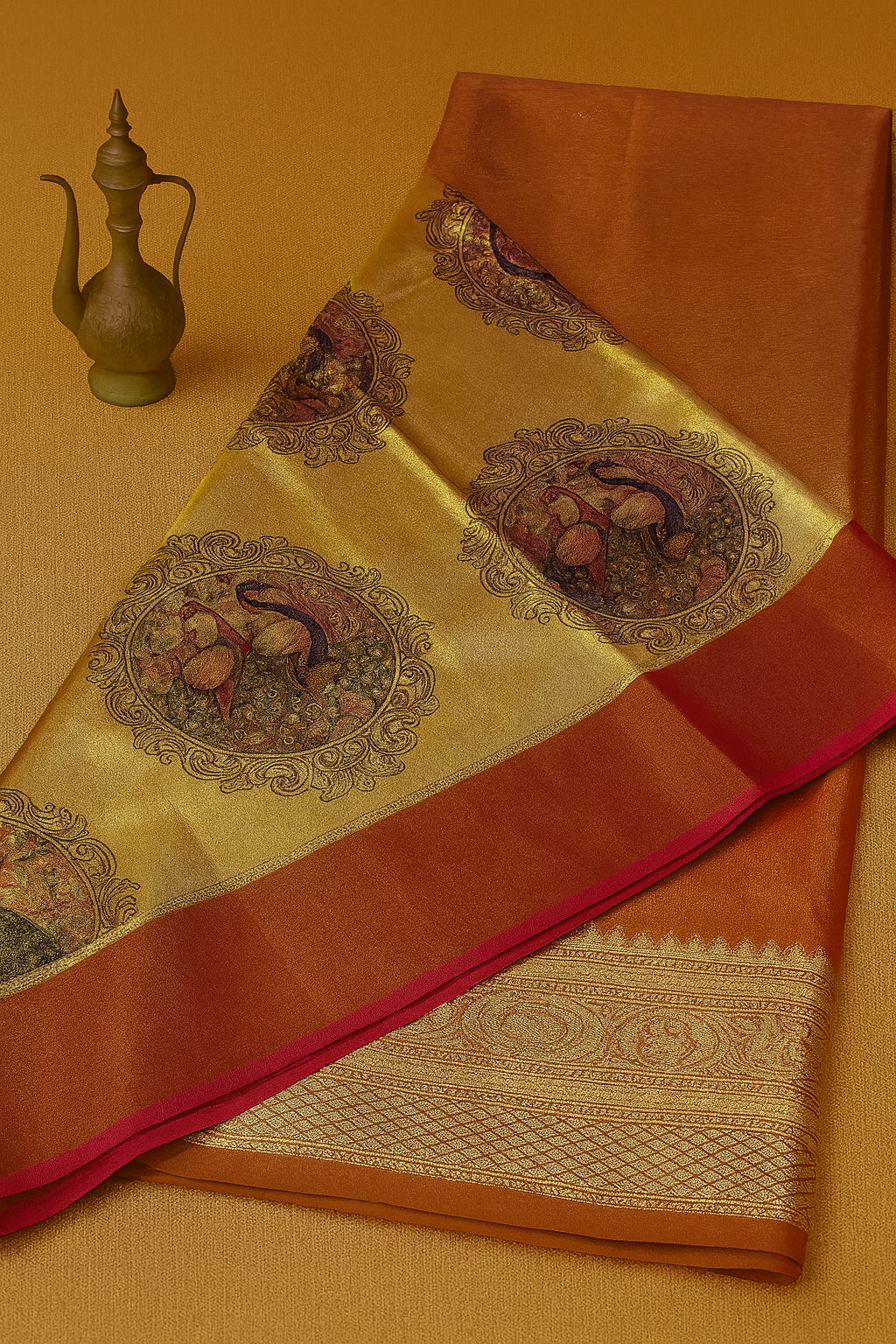 Pure Pattu saree-AM-PPS-GOLDEN YELLOW-036