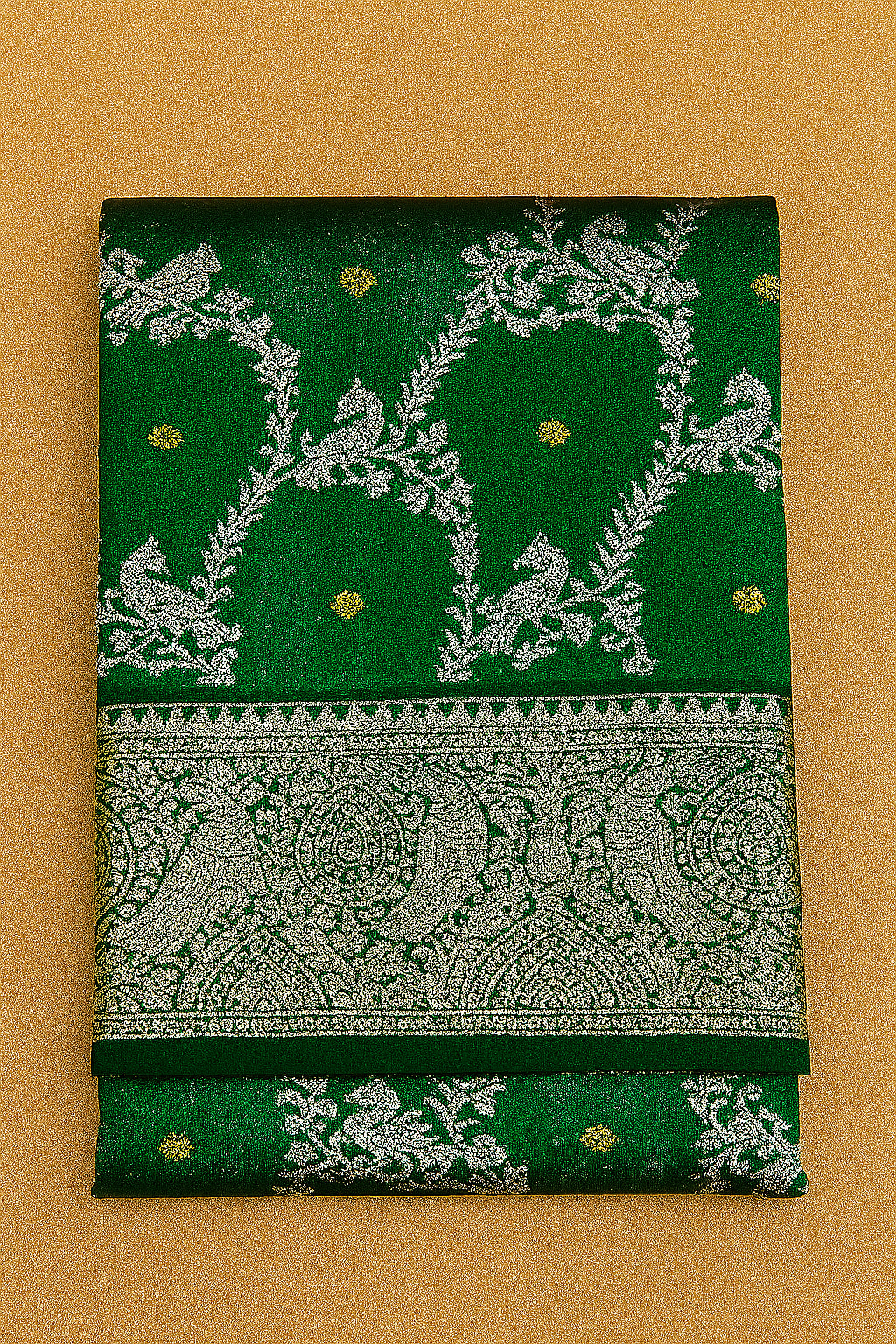 Venktagiri Pure Pattu Saree-AM-VPPS-GREEN-027