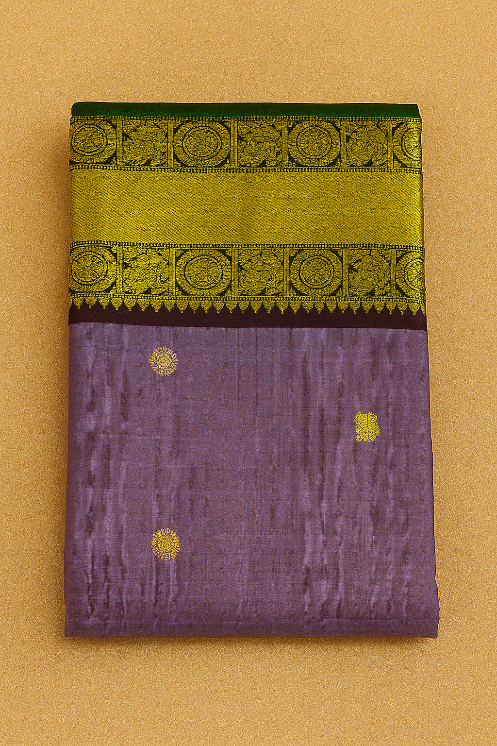 Pure Kanchivaram Pattu Saree-AM-KPS-LAVENDER-002