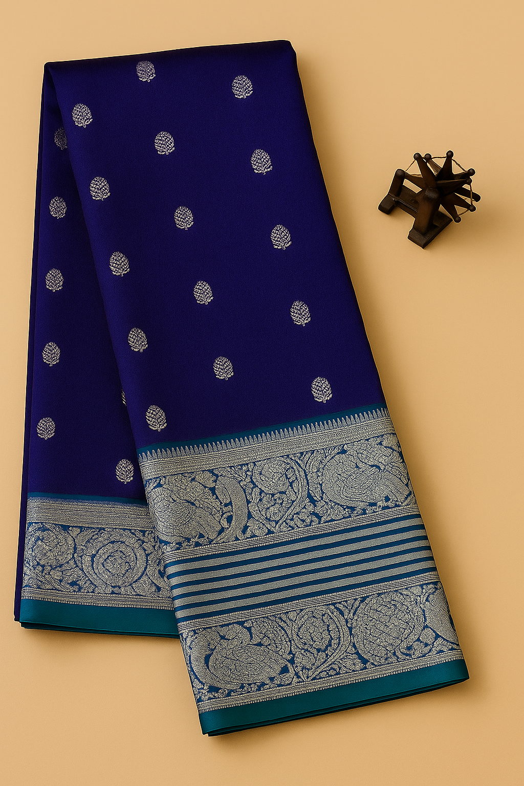 Venkatagiri Pure Pattu Saree-AM-VPPS-ROYAL BLUE-003