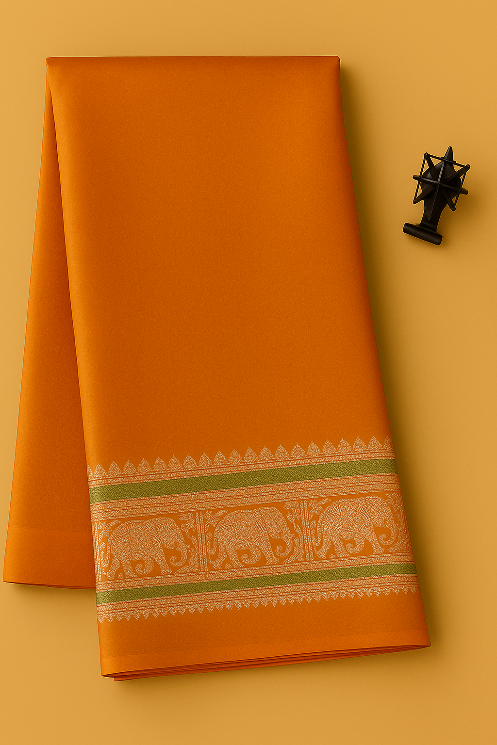 Venkatagiri Pure Pattu Saree-AM-VPPS-ORANGE-010