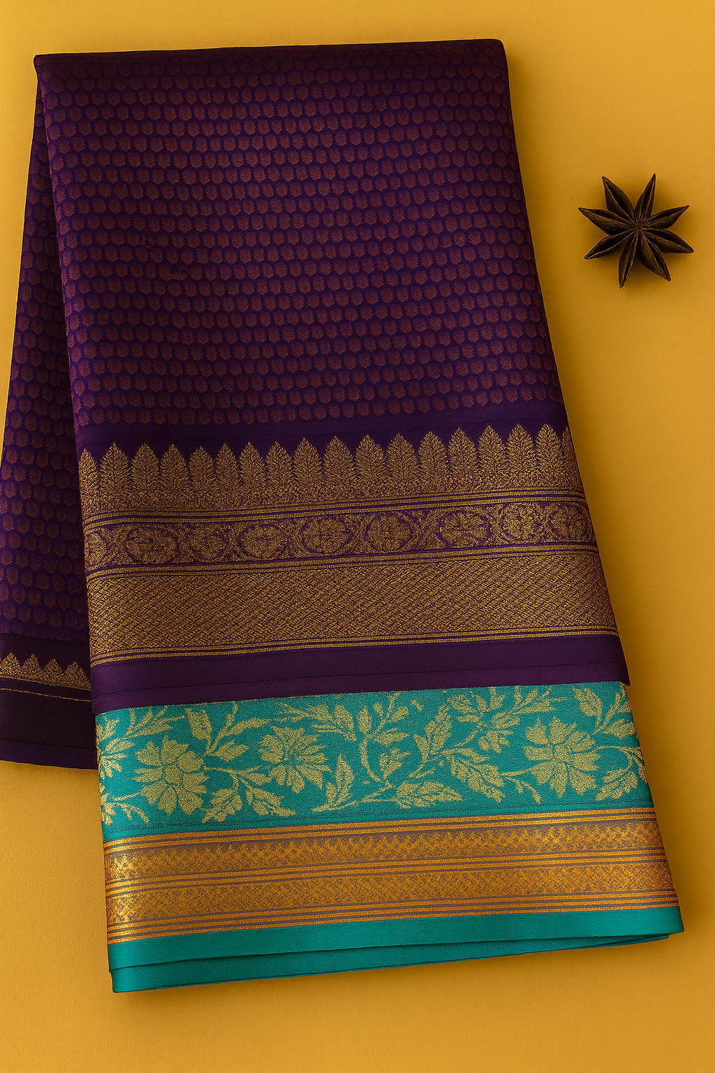 Kolam Pattu Saree-AM-KPS-ROYAL PURPLE-005