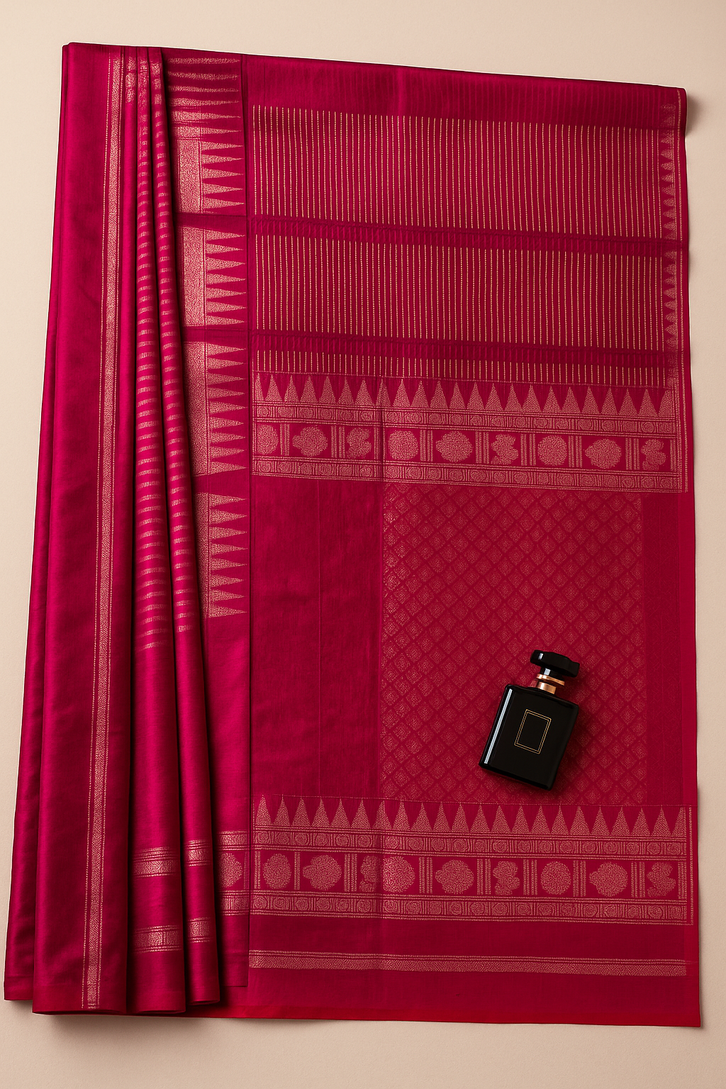 Kolam Pattu Saree-AM-KPS-MENGENTA PINK-011