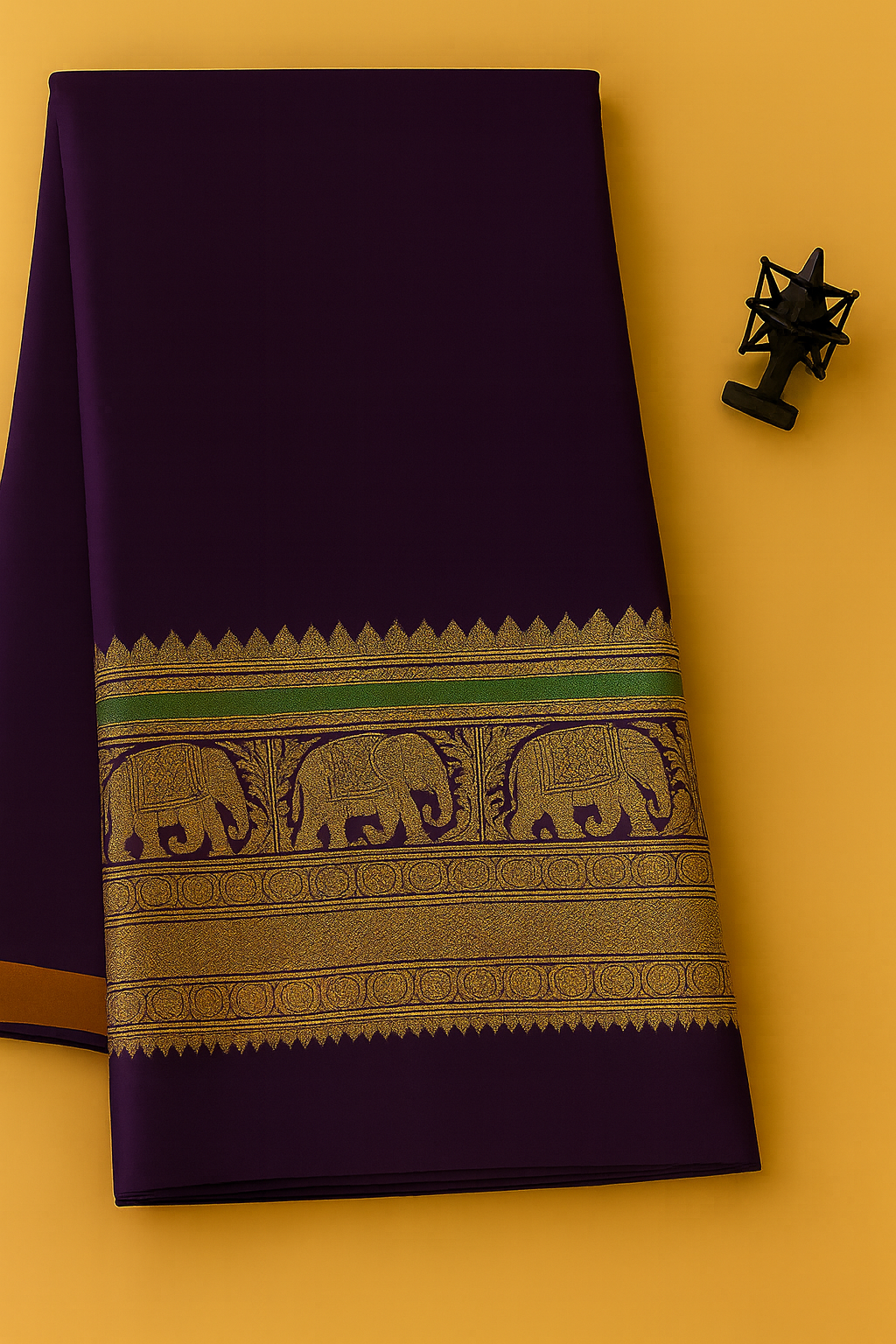 Venkatagiri Pure Pattu Saree-AM-VPPS-BLUE-011