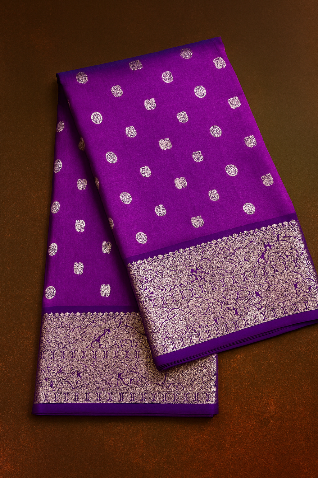Venkatagiri Pure Pattu Saree-AM-VPPS-ROYAL PURPLE-015