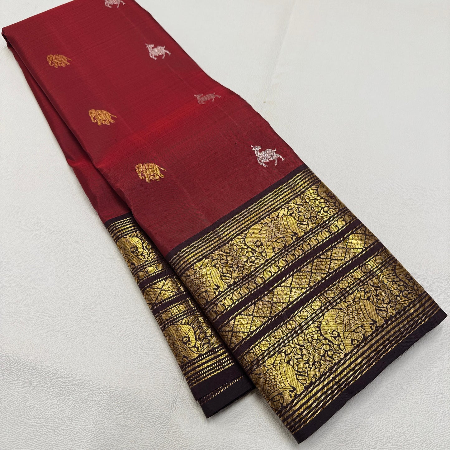 Bridal Kanjivaram Pure Silk-AM-KVS-RED-003