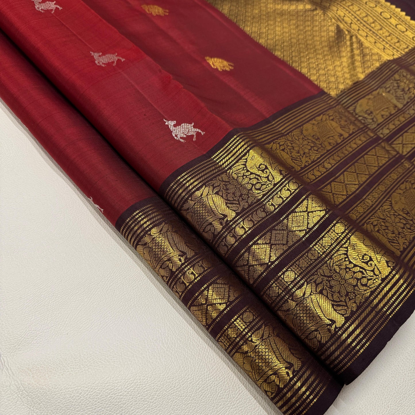 Bridal Kanjivaram Pure Silk-AM-KVS-RED-003