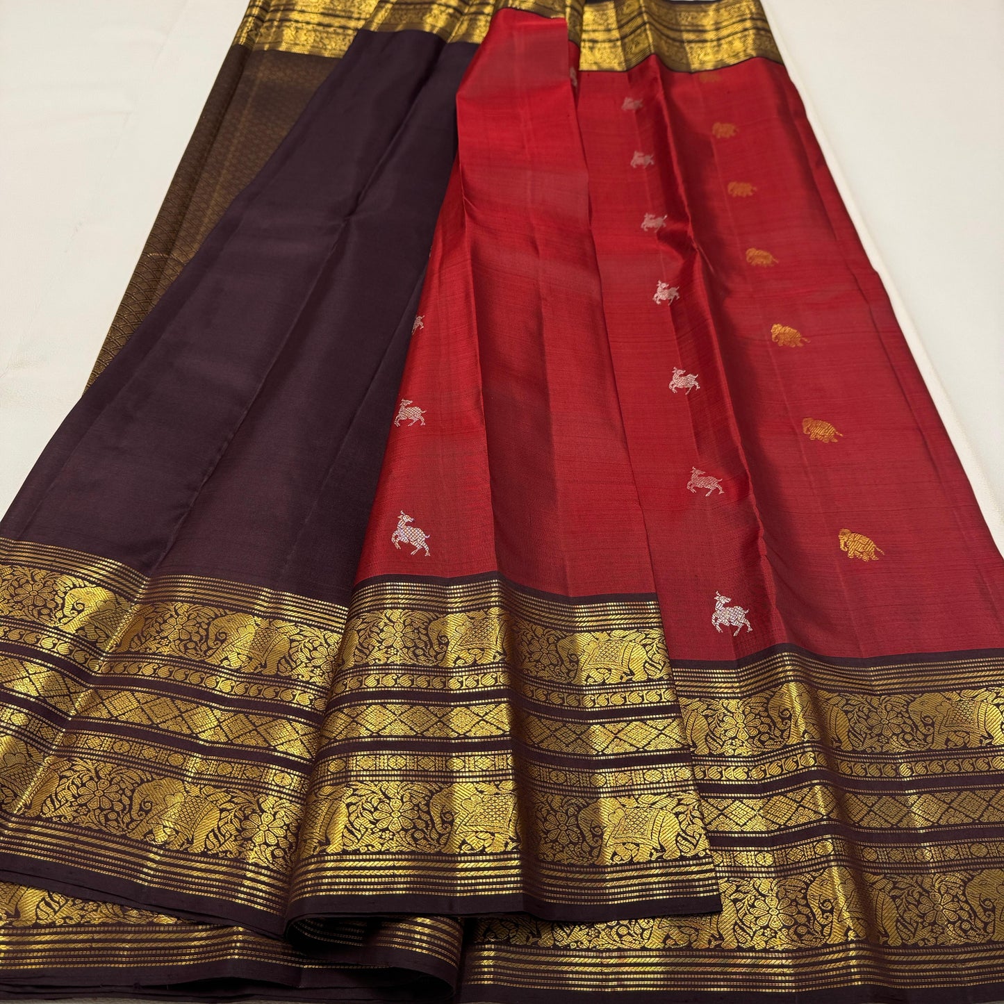 Bridal Kanjivaram Pure Silk-AM-KVS-RED-003