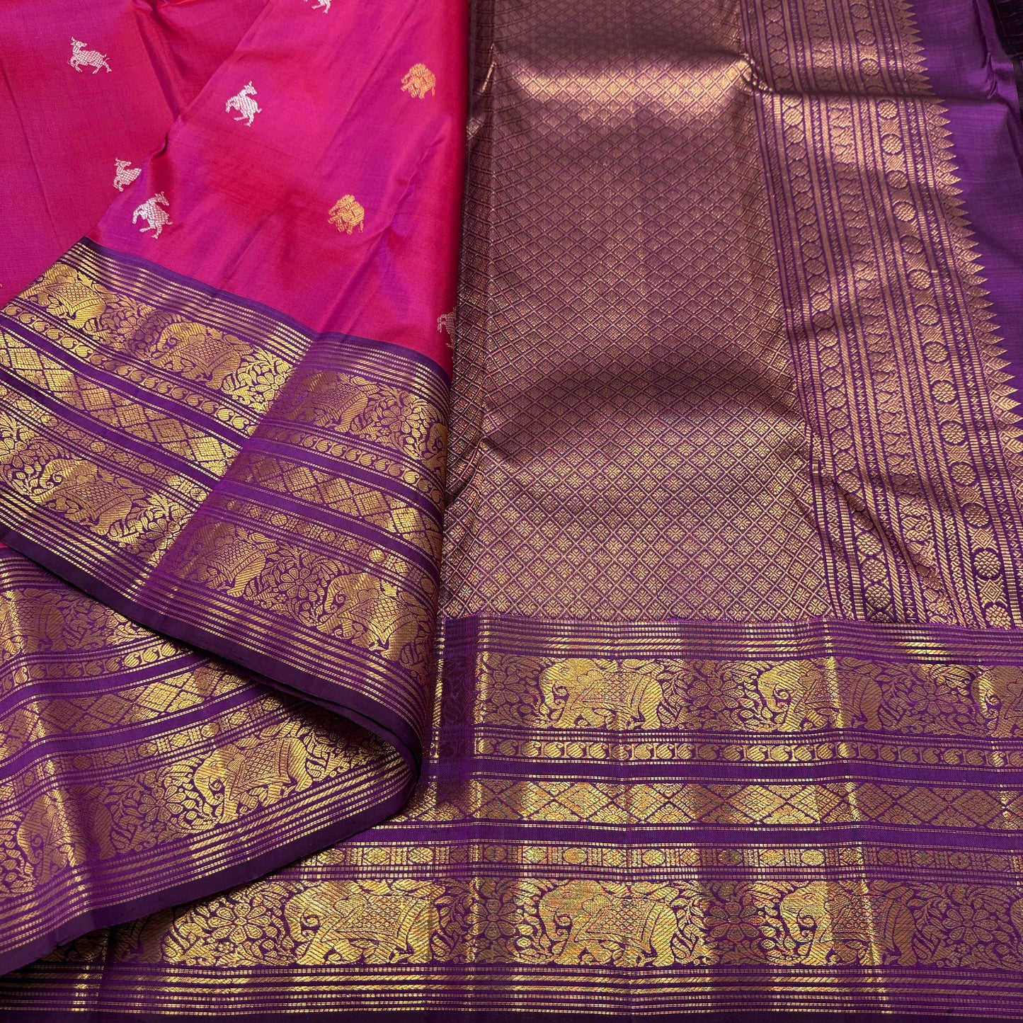 Bridal Kanjivaram Pure Silk-AM-KVS-PINK-001