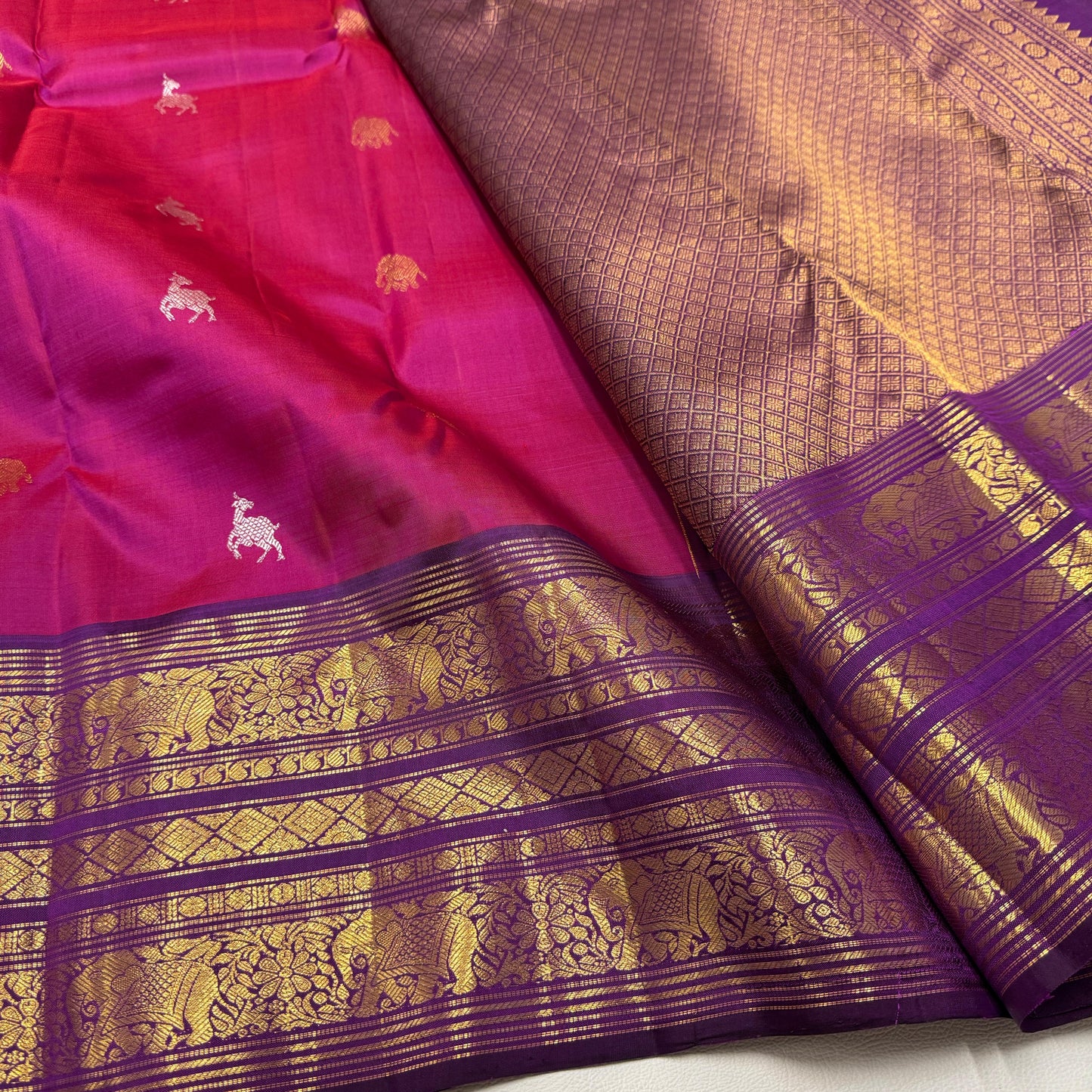 Bridal Kanjivaram Pure Silk-AM-KVS-PINK-001