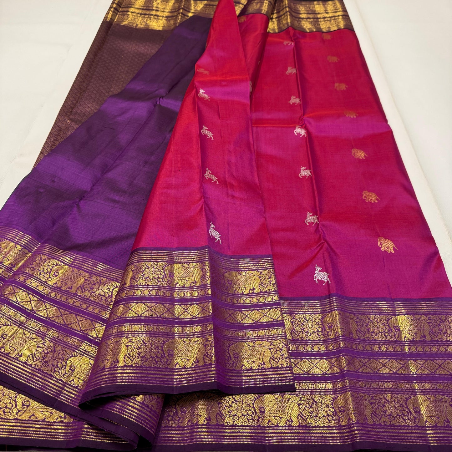 Bridal Kanjivaram Pure Silk-AM-KVS-PINK-001