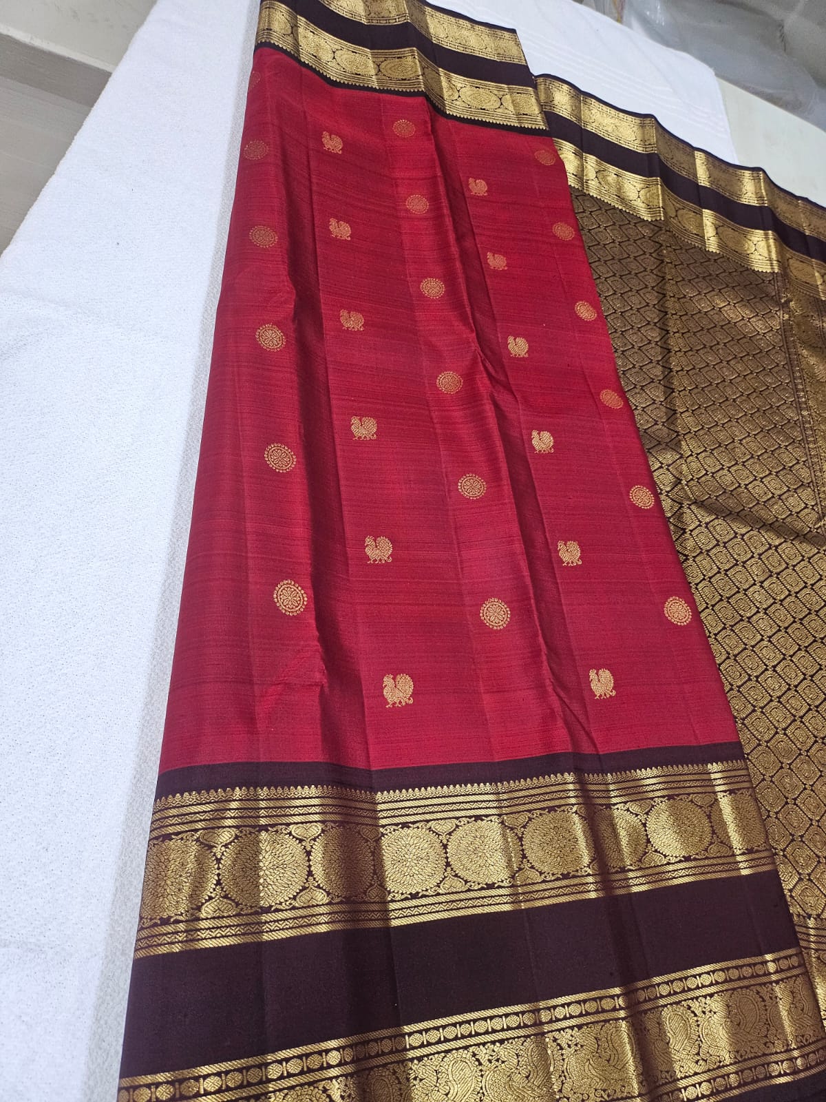 Bridal Kanjivaram Pure Silk-AM-KVS-RED-005