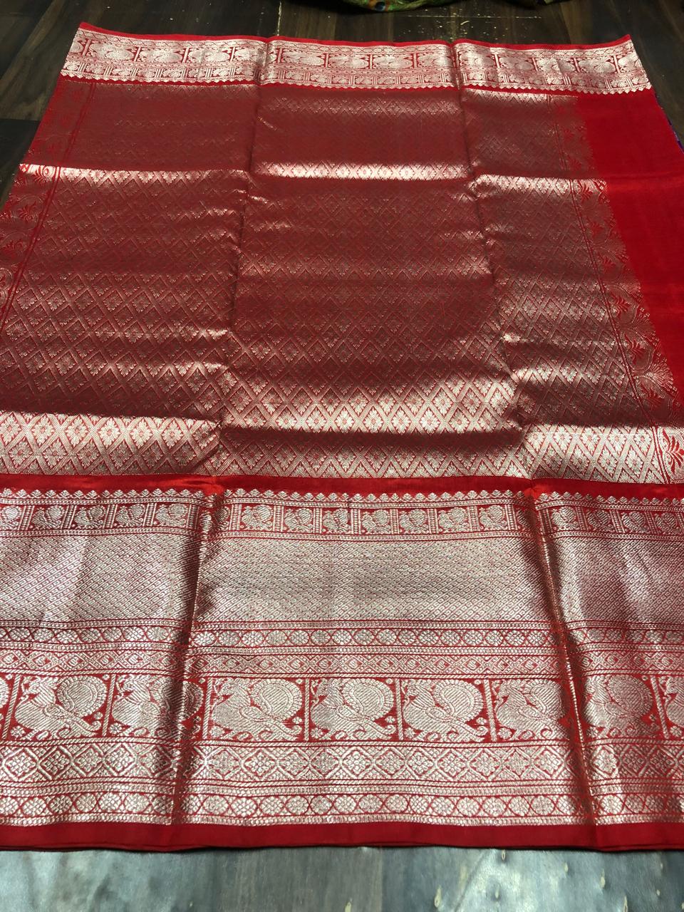 Venkatagiri Pure Pattu Saree-AM-VPPS-VOILET-004