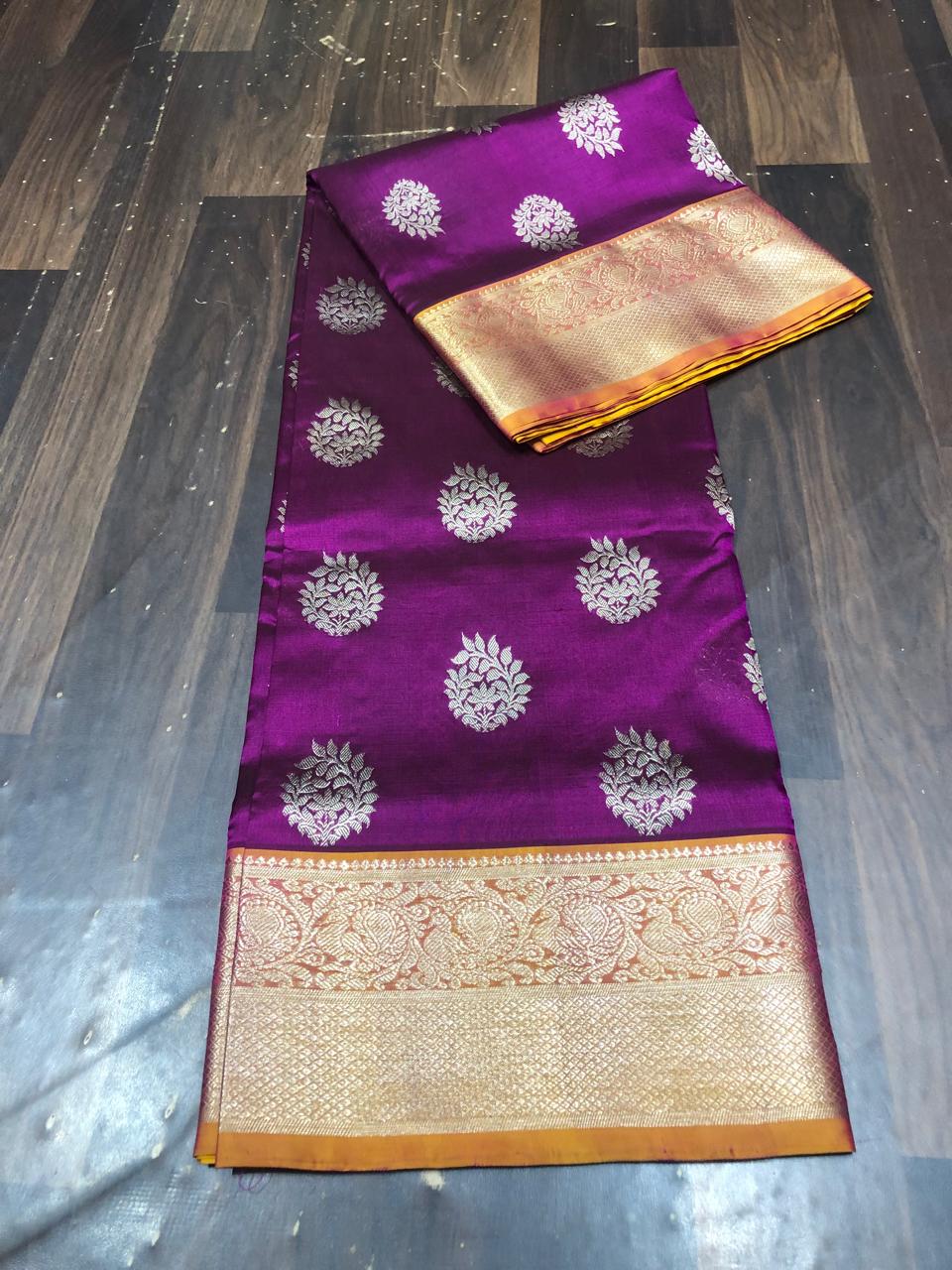 Venkatagiri Pure Pattu Saree-AM-VPPS-MAGESTIC PURPLE-017