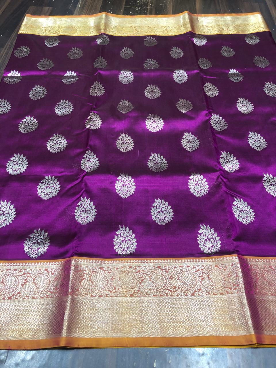Venkatagiri Pure Pattu Saree-AM-VPPS-MAGESTIC PURPLE-017