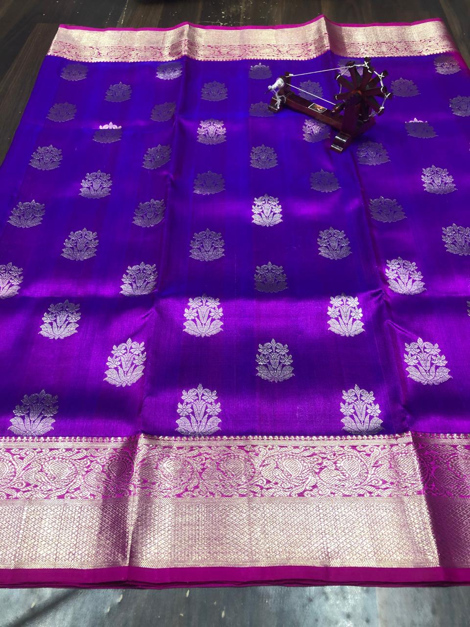 Venkatagiri Pure Pattu Saree-AM-VPPS-ROYAL PURPLE-018