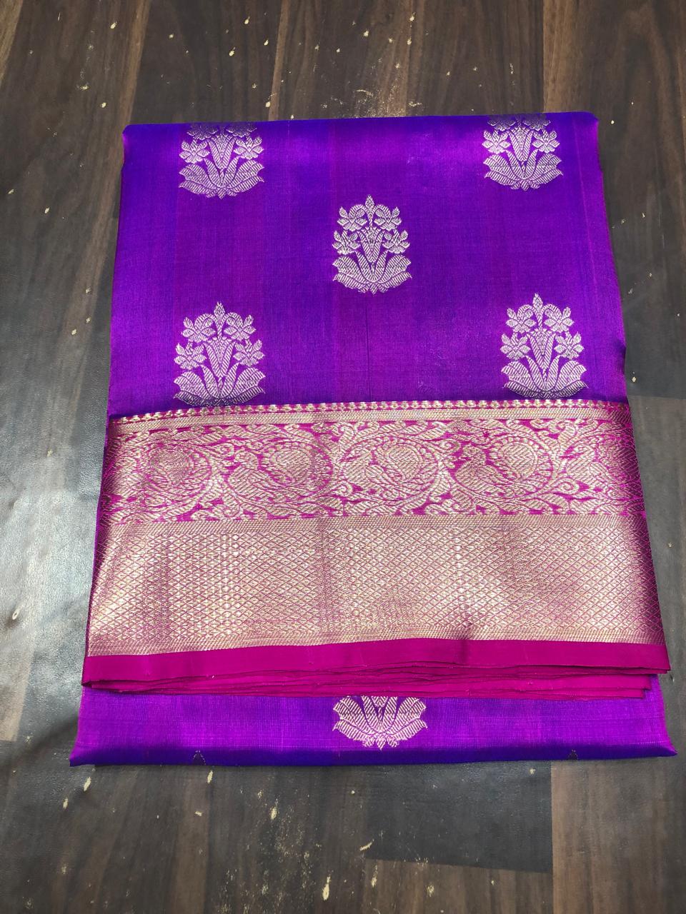 Venkatagiri Pure Pattu Saree-AM-VPPS-ROYAL PURPLE-018