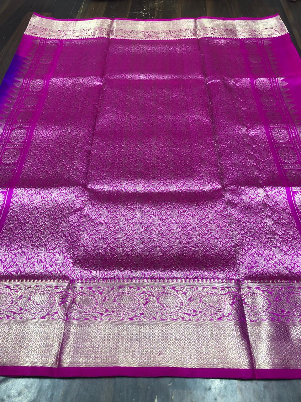 Venkatagiri Pure Pattu Saree-AM-VPPS-ROYAL PURPLE-018