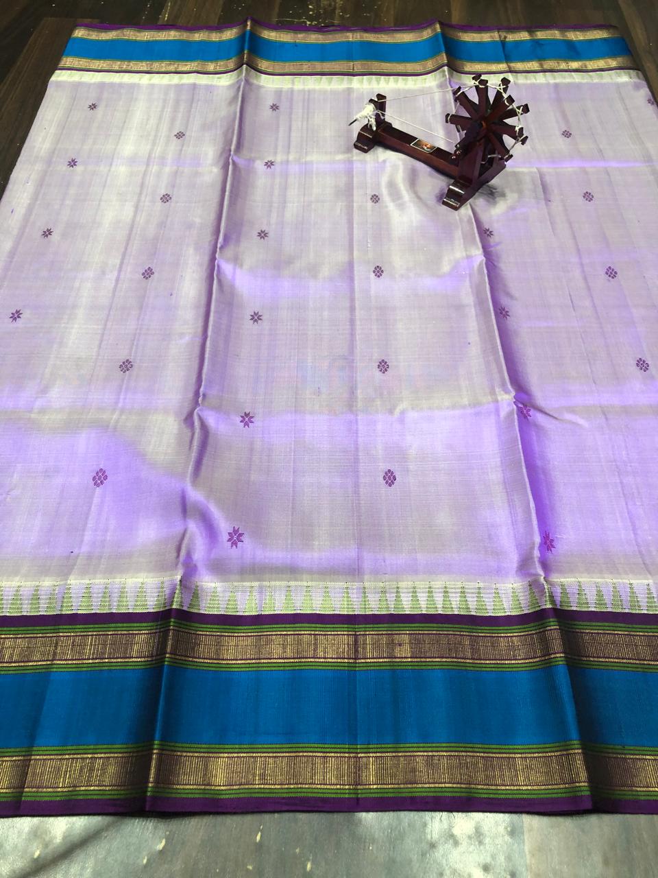 Venkatagiri Pure Pattu Saree-AM-VPPS-PURPLE-019