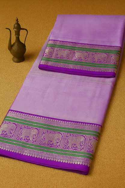 Venkatagiri Pure Pattu Saree-AM-VPPS-PURPLE-024
