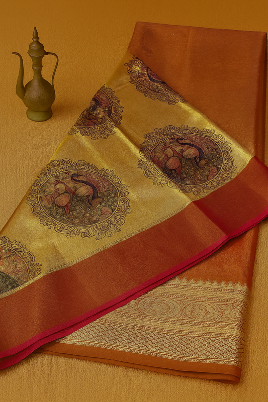 Pure Pattu saree-AM-PPS-GOLDEN YELLOW-036
