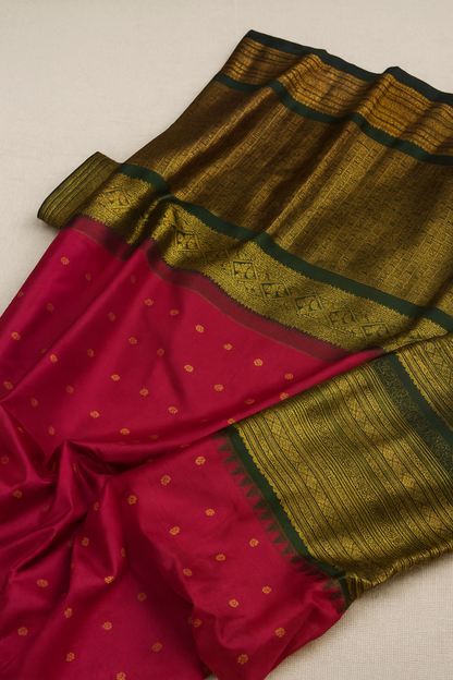 Gadawal Pattu Saree-AM-GPS-PINK-001