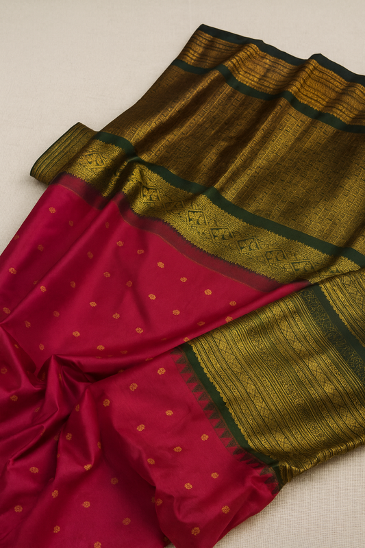 Gadawal Pattu Saree-AM-GPS-PINK-001