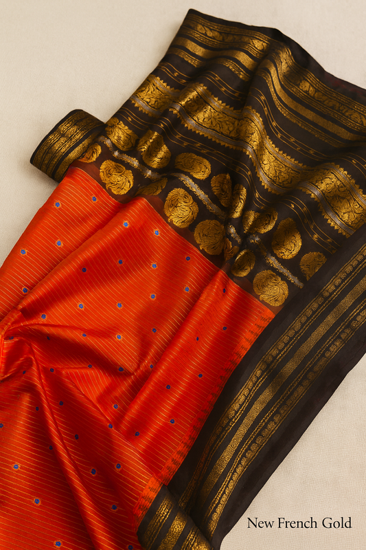 Gadwal Pattu Saree-AM-GPS-ORANGE-002