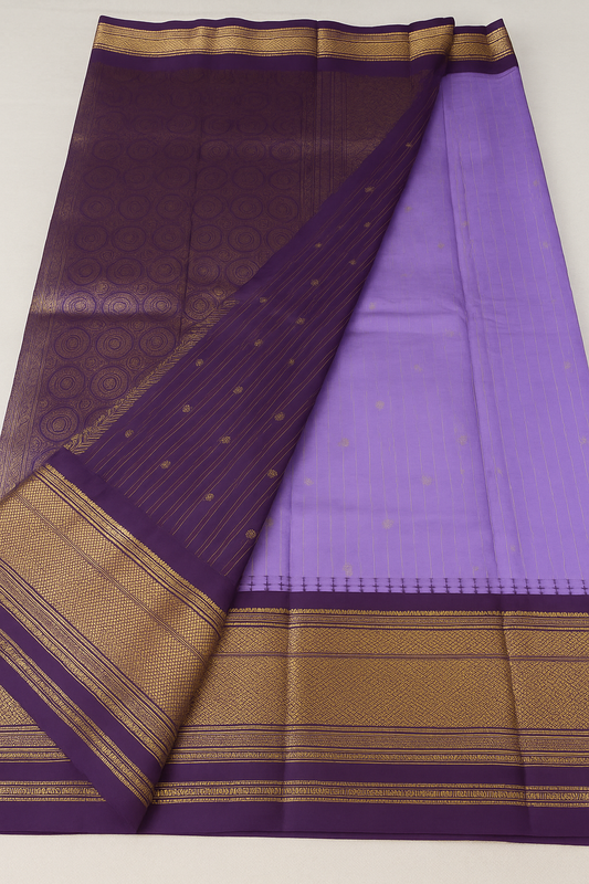 Semi Gadwal Saree-AM-SGS-LAVENDER-006