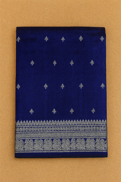 Venkatagiri Pure Pattu Saree-AM-VPPS-ROYAL BLUE-026