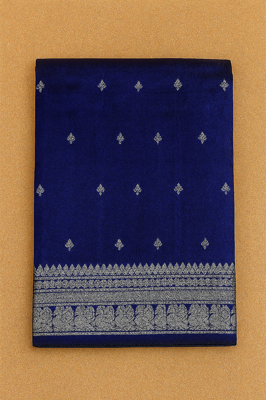 Venkatagiri Pure Pattu Saree-AM-VPPS-ROYAL BLUE-026