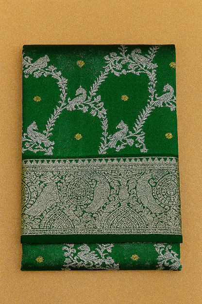 Venktagiri Pure Pattu Saree-AM-VPPS-GREEN-027