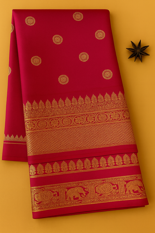 Kolam Pattu Saree-AM-KPS-PINK-002