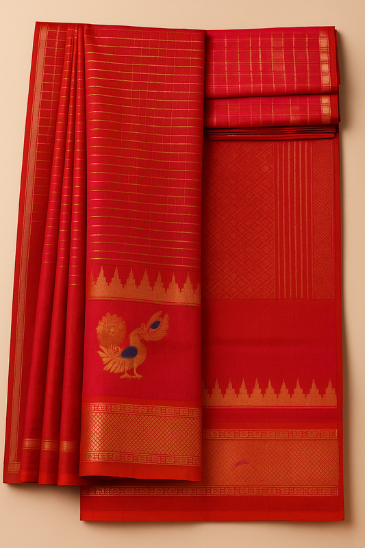 Kolam Pattu Saree-AM-KPS-PINK-012