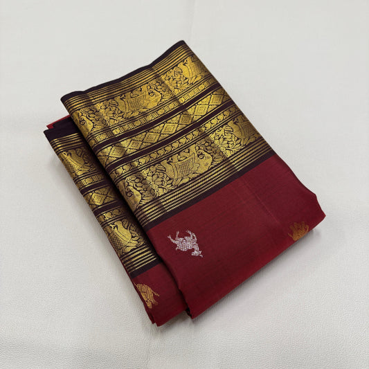 Bridal Kanjivaram Pure Silk-AM-KVS-RED-003