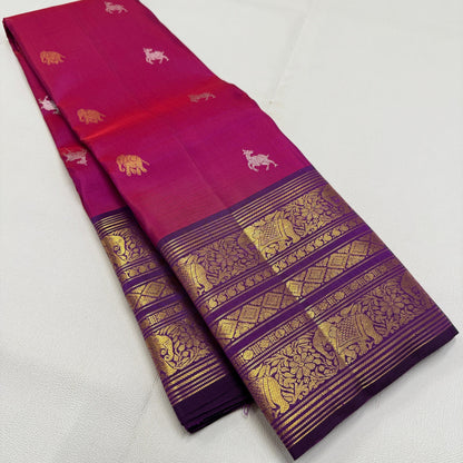 Bridal Kanjivaram Pure Silk-AM-KVS-PINK-001