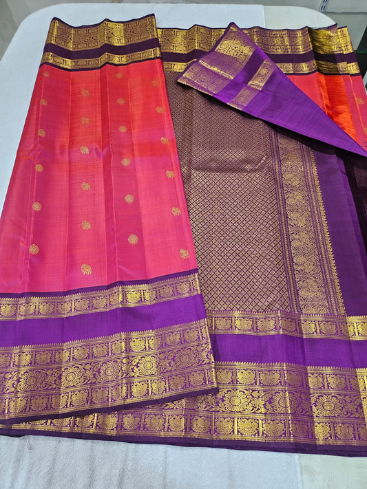 Bridal Kanjivaram Pure Silk-AM-KVS-PINK-004