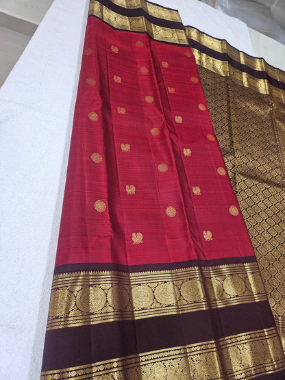 Bridal Kanjivaram Pure Silk-AM-KVS-RED-005