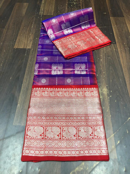 Venkatagiri Pure Pattu Saree-AM-VPPS-VOILET-004