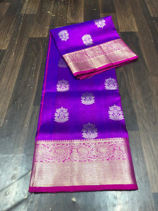 Venkatagiri Pure Pattu Saree-AM-VPPS-ROYAL PURPLE-018