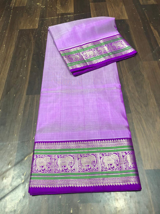Venkatagiri Pure Pattu Saree-AM-VPPS-PURPLE-024