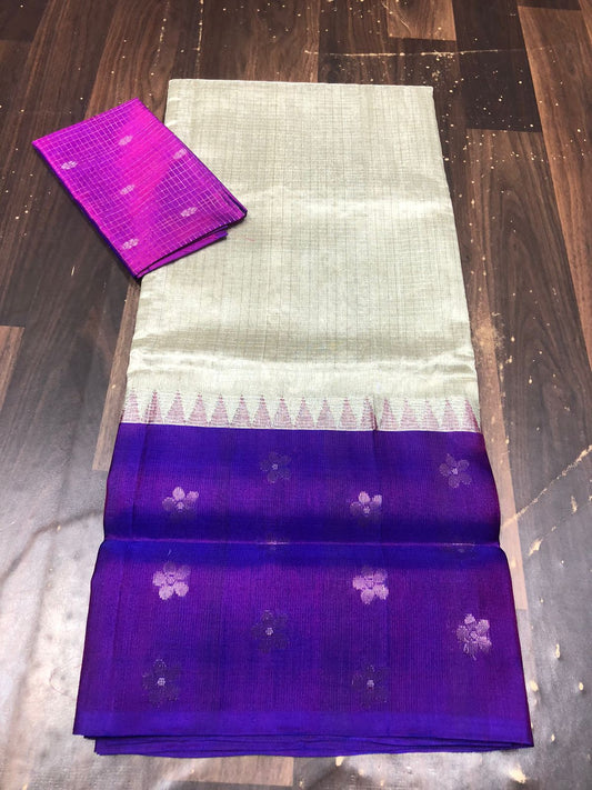 Kolam Pattu Saree-AM-KPS-CREAM-035