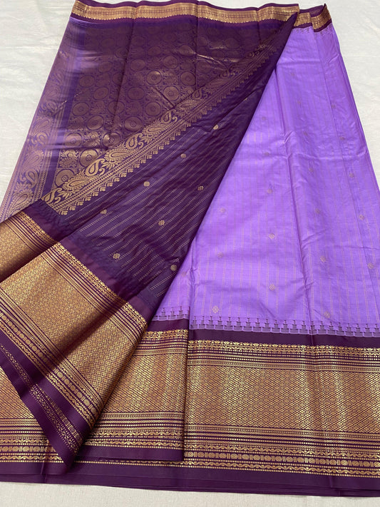 Semi Gadwal Saree-AM-SGS-LAVENDER-006
