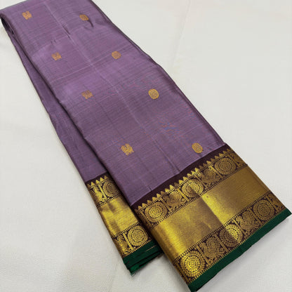 Pure Kanchivaram Pattu Saree-AM-KPS-LAVENDER-002