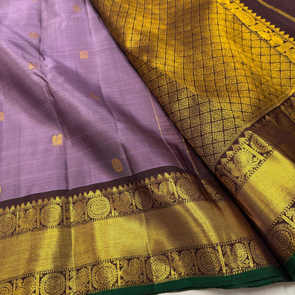 Pure Kanchivaram Pattu Saree-AM-KPS-LAVENDER-002