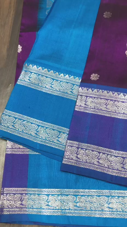 Venkatagiri Pure Pattu Saree-AM-VPPS-ROYAL PURPLE-008