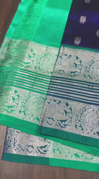 Venkatagiri Pure Pattu Saree-AM-VPPS-ROYAL BLUE-003