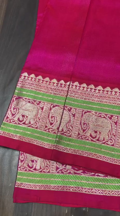Venkatagiri Pure Pattu Saree-AM-VPPS-RED-022