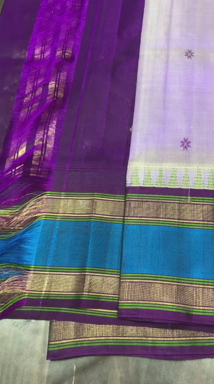 Venkatagiri Pure Pattu Saree-AM-VPPS-PURPLE-019